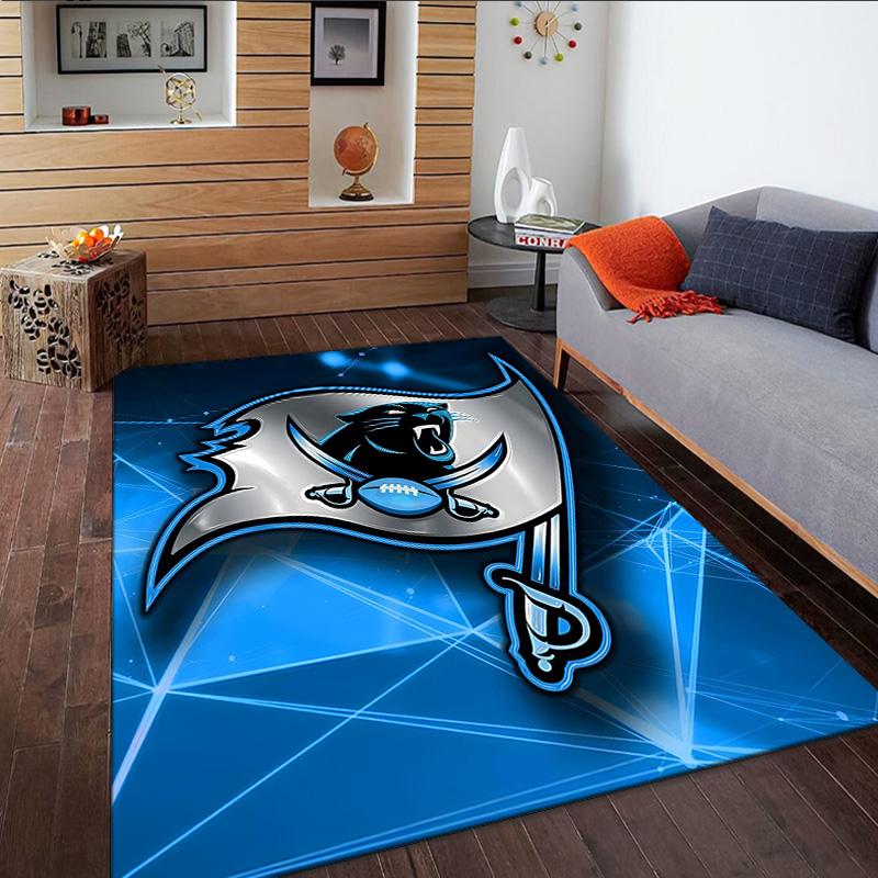 Panthers Helmet Carpet, Kitchen Rugs, Yoga Mat, Non-Slip Mats, Rug for Bathroom, Living Room bedroom, Camping Rugs Christmas Gift