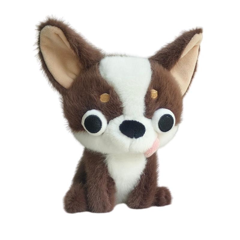 Funny Evil Chihuahua Big-Eyed Plush Toy for Kids 15cm (70g)
