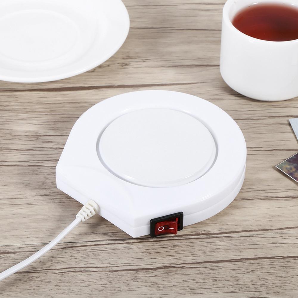 110V Mug Warmer Uniform Heating Plate Tea Thermal Mat Beverage Heating Coaster  Holiday