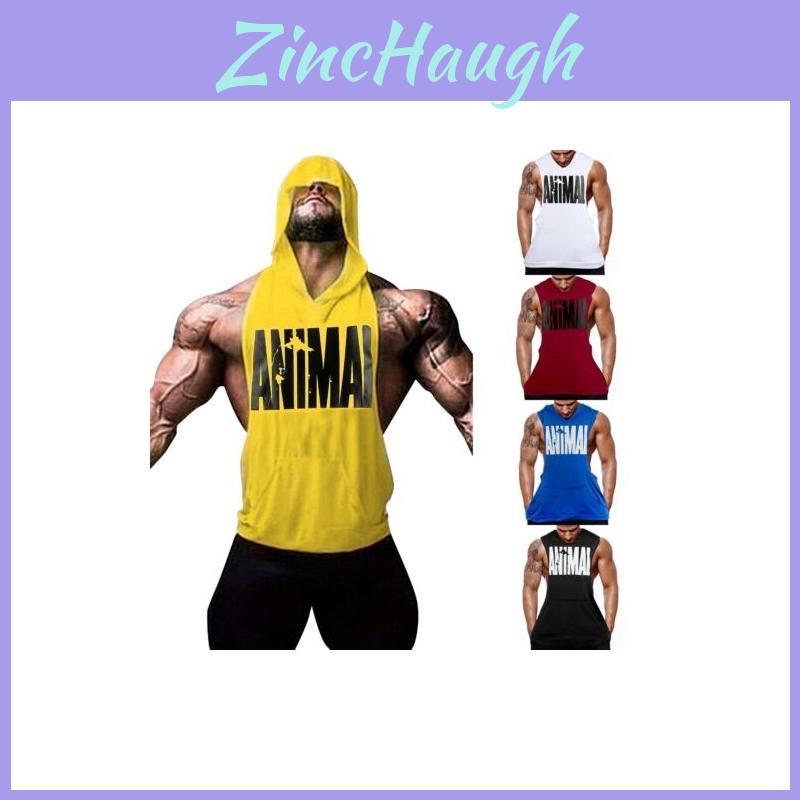 Premium Quality Men Gym Bodybuilding Stringer Clothing Hoodie Tank Muscle Shirt Vest Tops