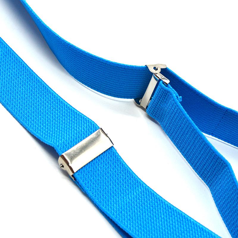 Unisex Kids' Y-Shape Suspenders & Bow Tie Set – 3-Clip Design for Boys & Girls