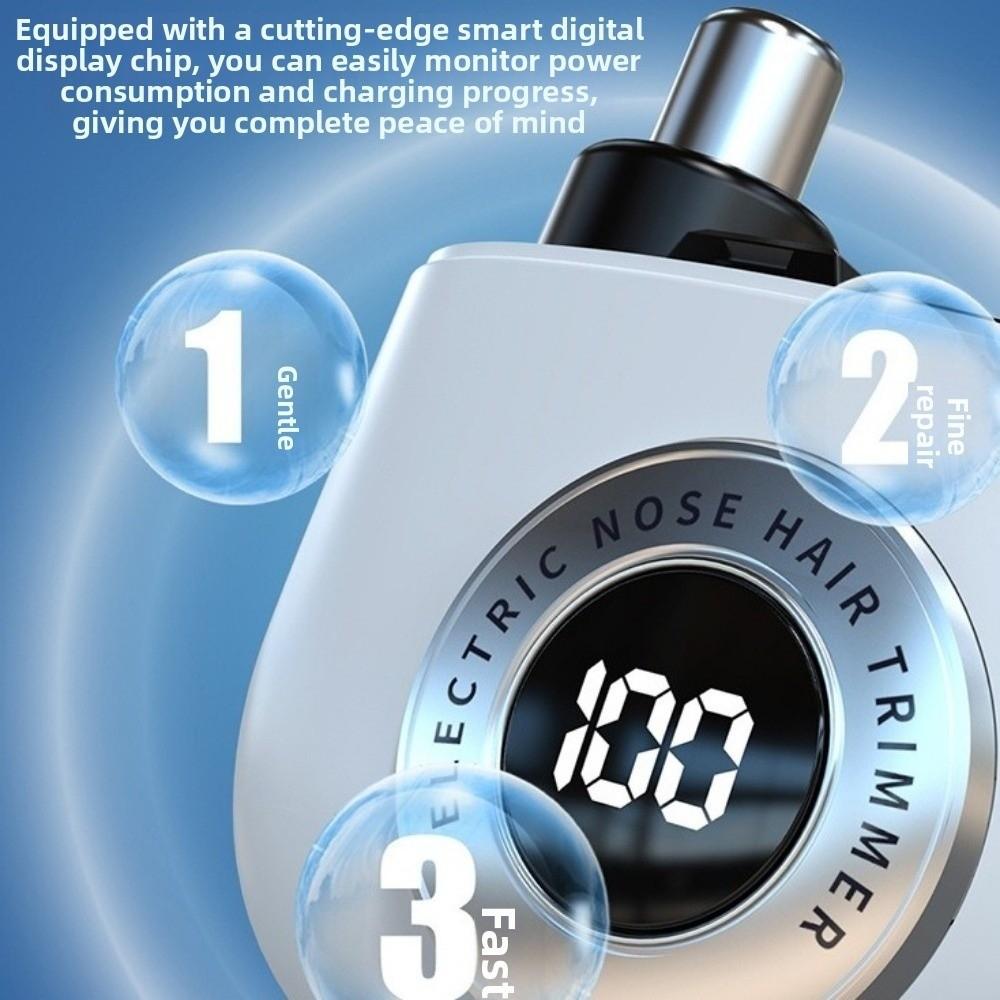 Rechargeable Electric Nose Hair Trimmer Pocket Design Nose Hair Remover Clipper Personal Grooming