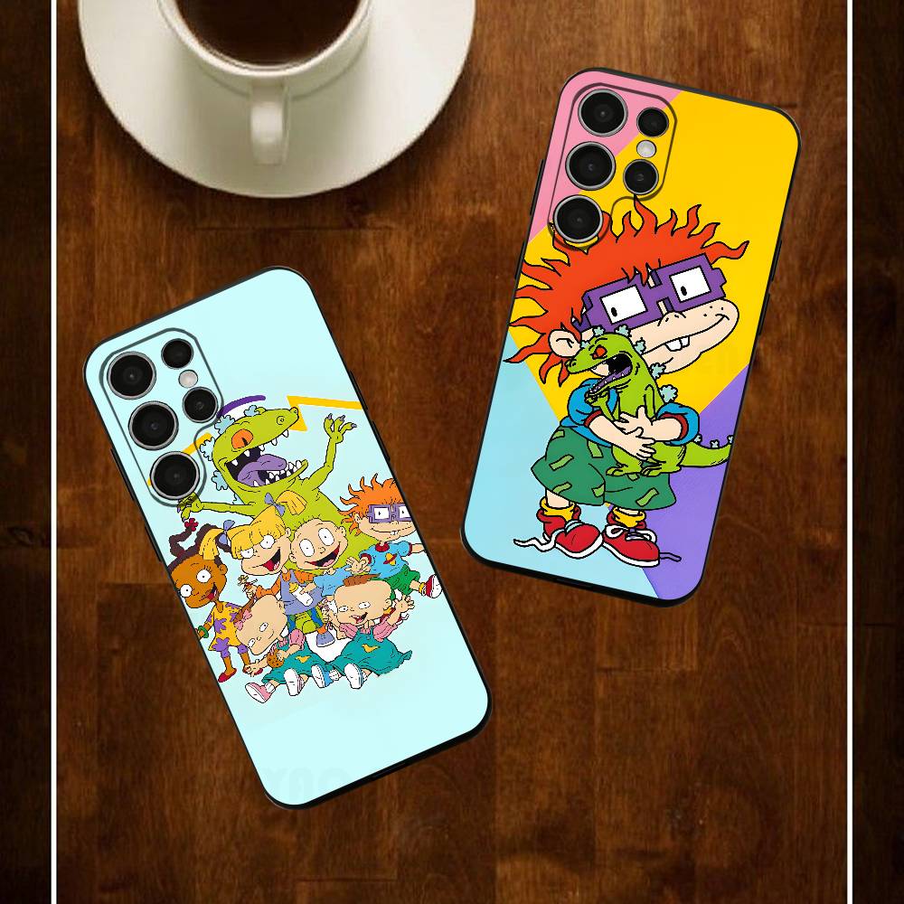 Rugrats Cartoon Phone Case For Samsung S24 25 23 22 21 20 Plus Ultra 5G Lite Shockproof Cover