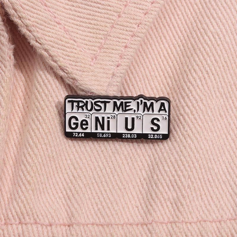 Брошь Английское Предложение Личность Форма Буквы Эмалевый Значок One Size