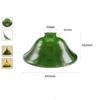 Decor 55mm 42mm Opening Green Glass Lamp Shade Replacement with Reverse or Flat Hole Fitter for Floor Light Table Lamp Cover