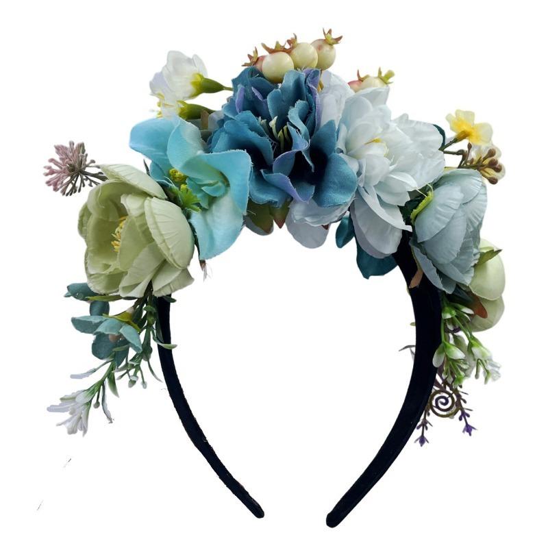 Photo flower crown headband Internet celebrity Mori Quanzhou Xunpu hairpin beautiful woman hair accessories