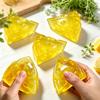 Maltose Dreieck Käse Squishy Spielzeug Transparent Langsam Aufgehend Weich Quetsch Stressabbau Fidget Sensorisch Anti-Angst Kawaii Geschenk