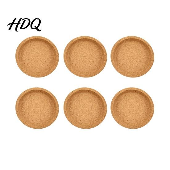 Cork Cup Coaster Coaster Strong Heat Insulation Anti-Slip Performance Absorbent Water Round