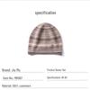 JIUMU Women's Pure Cashmere Knitted Winter Hat