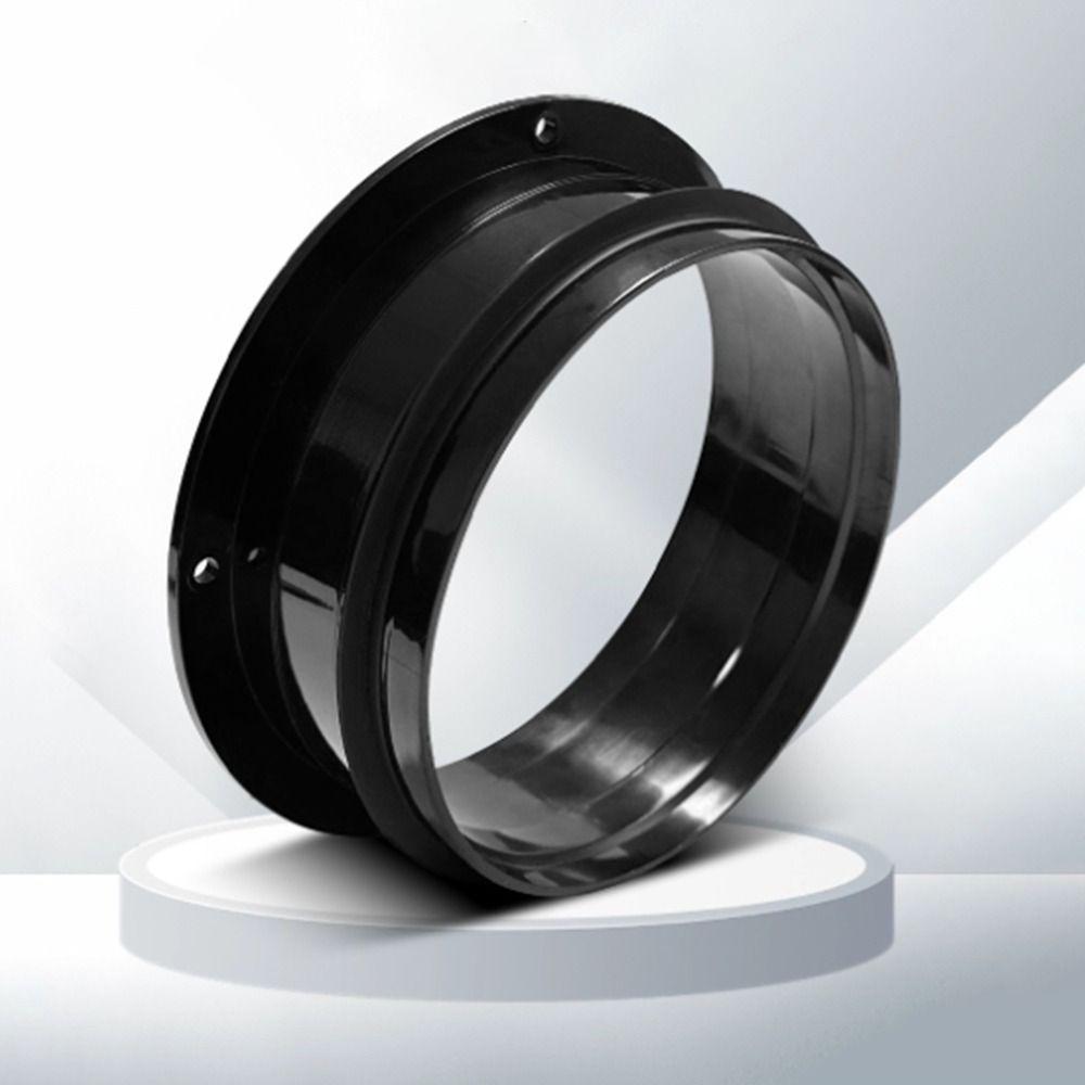 ABS PVC Pipe Flange Joint Black Sealing Ring Flange High Quality Pipe Air Vent Connector  Kitchen