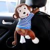 Creative Monkey Tissue Box Cover for Car - Cute Hanging Pull-Out Design