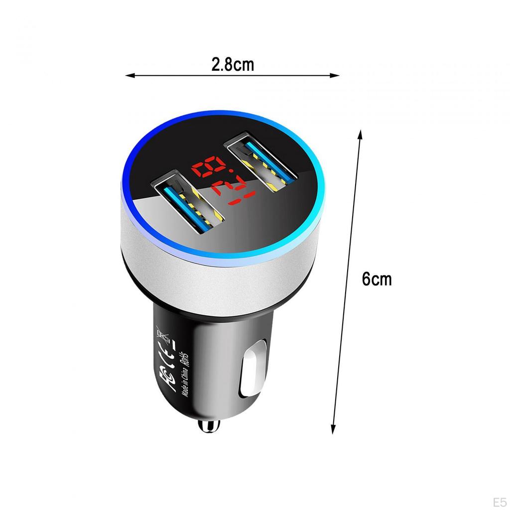 Car Charger Adapter Automotive Accessories Fast Charging for Phones MP3