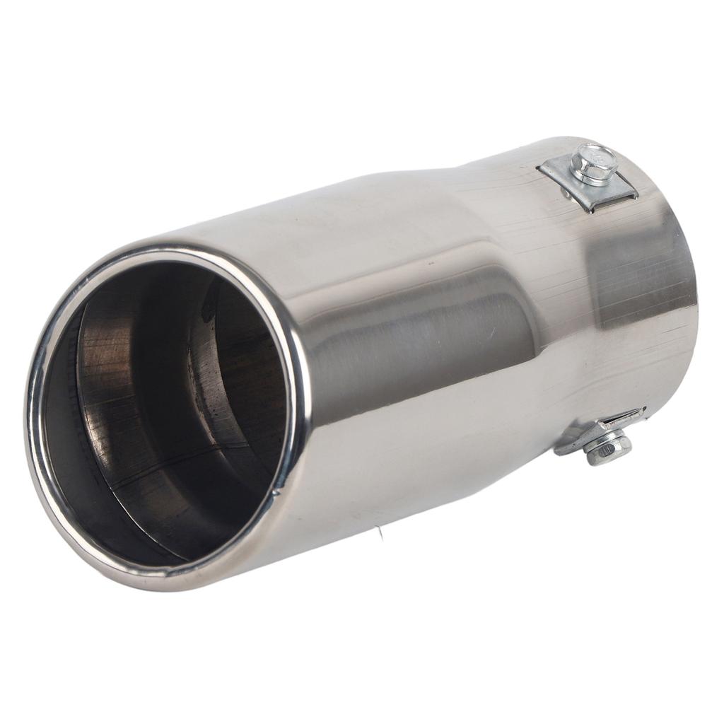 Car Modification Stainless Steel Exhaust Muffler Pipe Rear Tailpipe End Throat Slant