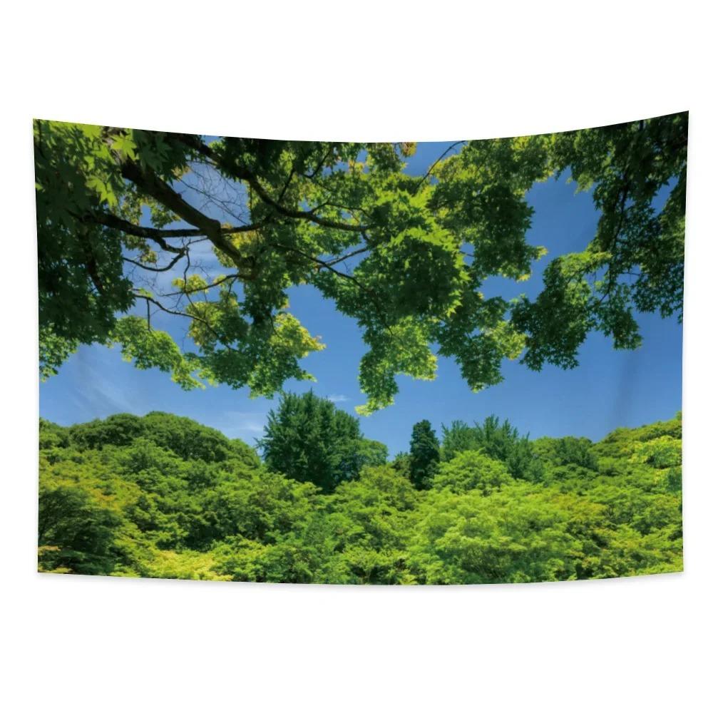 Landscape Forest Waterfall Wall Decor Tapestry Home Living Room Tapestry