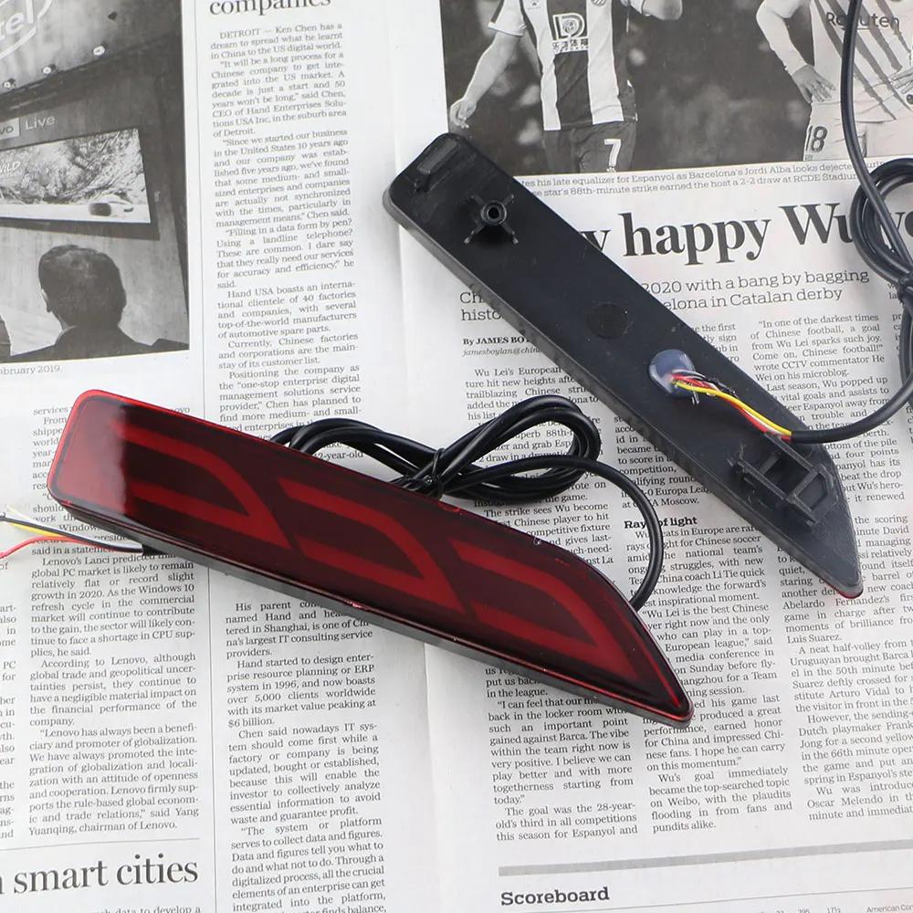 2Pcs Rear Bumper Light for Honda BRV BR-V 2015-2019 CRV 2007-2009 City 2012-2014 MOBILIO 2016 2017 Brake Light Led Reflector