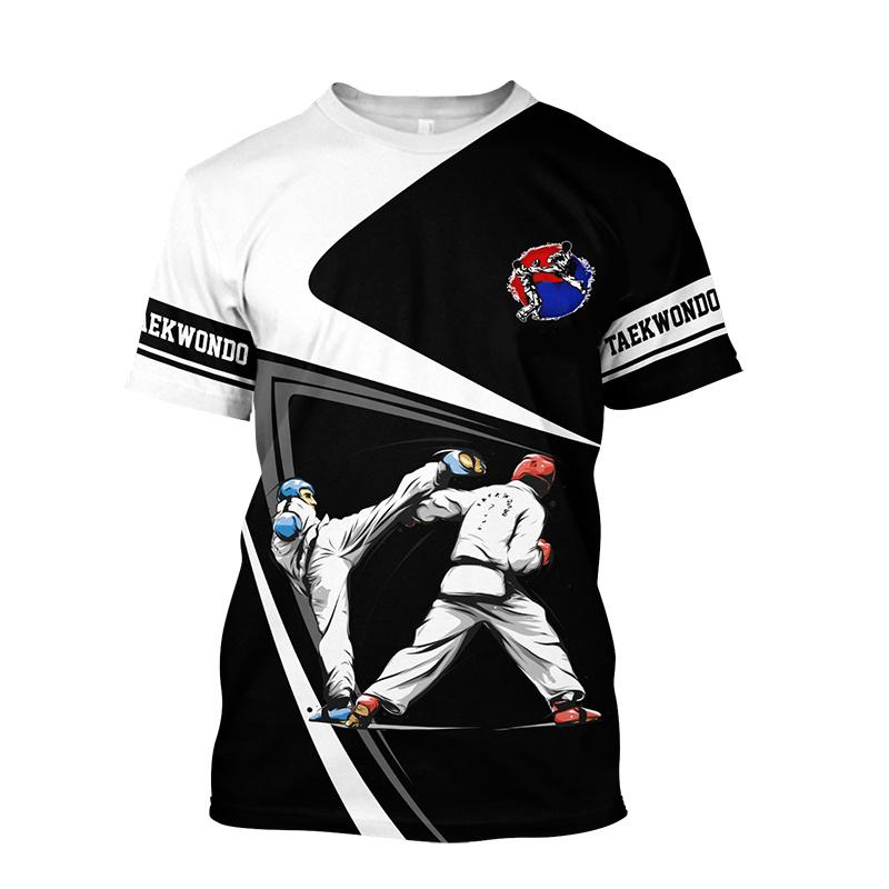 

Karate Train Fitness T-shirt Men s Clothing Breathable Comfortable T Shirts 3D Print Sports Graphic 2024 Casual Fashion Tees S