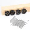 50Pcs Round Metal Axles 2Mm X 42.5mm for Rc Car Stem Mechanical Models DIY Upgrades Wear Resistant Iron Shaft Rods