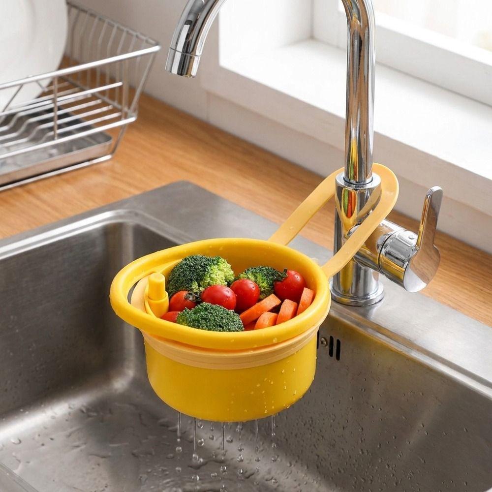 Hanging Sink Strainer Basket Quickly Drain Food Garbage Filter Vegetables Washing
