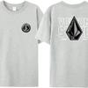 Hot Selling Volcom Obsidian Summer T-Shirt for Men in 2025, Comfortable and Fashionable Short Sleeved High-Quality pro choice