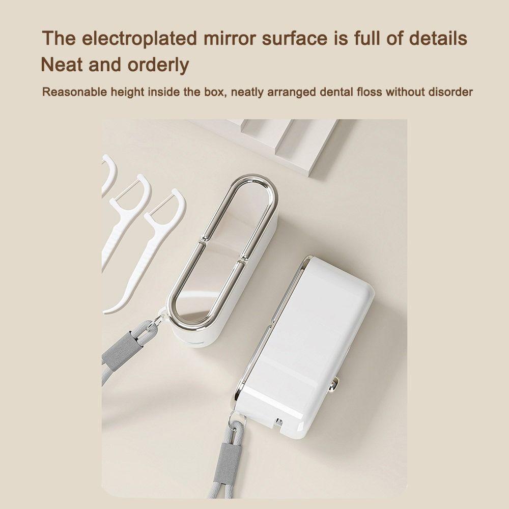 Oral Care Dental Floss Box Automatic Ejectable Disposable Flossing Sticks New Floss Organiser