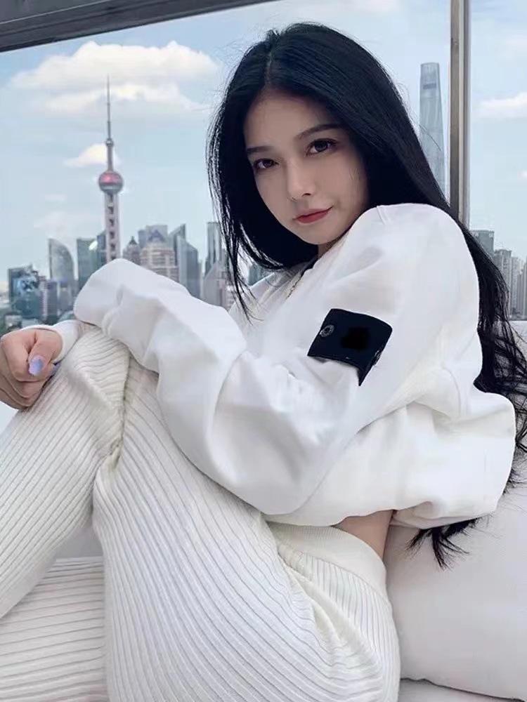 Stone Island Basic Badge Unisex Crewneck Fleecová mikina