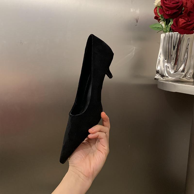 Pointed Toe Leopard Women Mary Jane Shoes Fashion Shallow Slip On 2025 Spring Autumn Dress Pumps Shoes