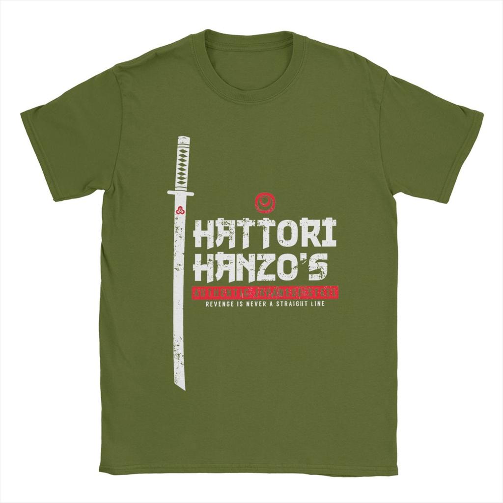 Men T-Shirts Hattori Hanzo Kill Bill Novelty Cotton Tee Shirt Short Sleeve T Shirts O Neck Clothes Graphic