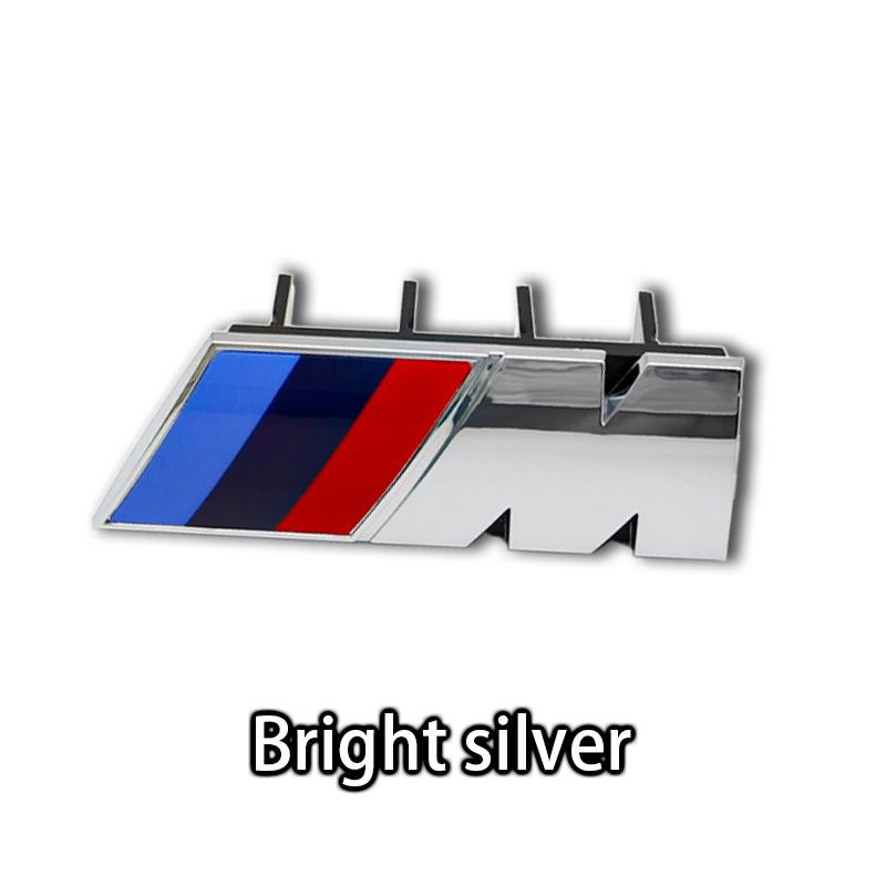 For BMW M Logo 3D ABS Front Grille Badge X1 X2 X3 X4 Emblem X5 X6 F48 G01 E84 E46 E83 F39 F30 Vehicle Exterior Tuning Accessorie