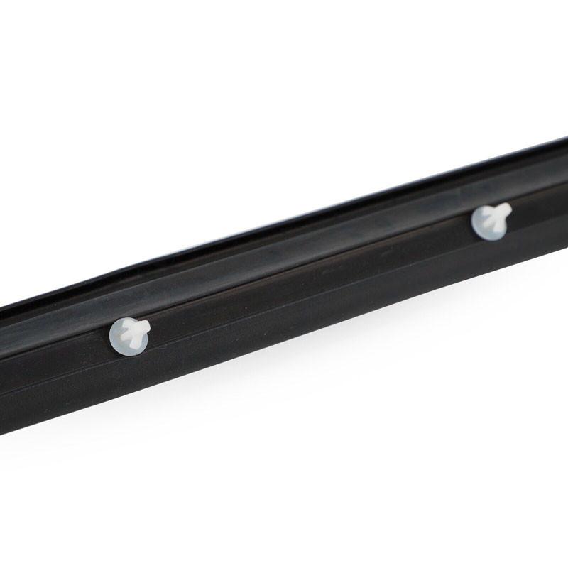 1Pair Black Front Door Gasket Seal Rubber Trim Car Accessories For VW T5 T5.1 Transporter 2003-2015