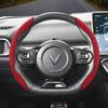 Vcxja9 Suitable for Vinfast Anti-Slip Buckle Segmented Suede Steering Wheel Cover Vf 3 5 6 7 E34 8 9 Herio Limo Green and 