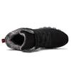 Botas de invierno impermeables para hombre, botas de nieve cálidas de gamuza para mujer, zapatos informales de trabajo para hombre, botines altos antideslizantes de caña alta.