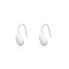 Brushed Water Drop Earrings Women'S Earrings Niche Design Unique High-End Ear Hook Tide