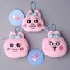 Rabbit Pants Head Plush Keychaintoy Cartoon Animal For Girls Accessory Backpack