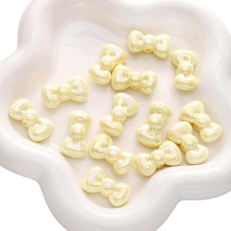 Acrylic AB Color Star Love Bow Bead Diy Handmade Beaded Bracelet Mobile Phone Chain Material