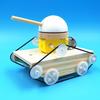 DIY Electric Toy Science Kit: Homemade Tank Vehicle for Elementary School Creativity and Invention.