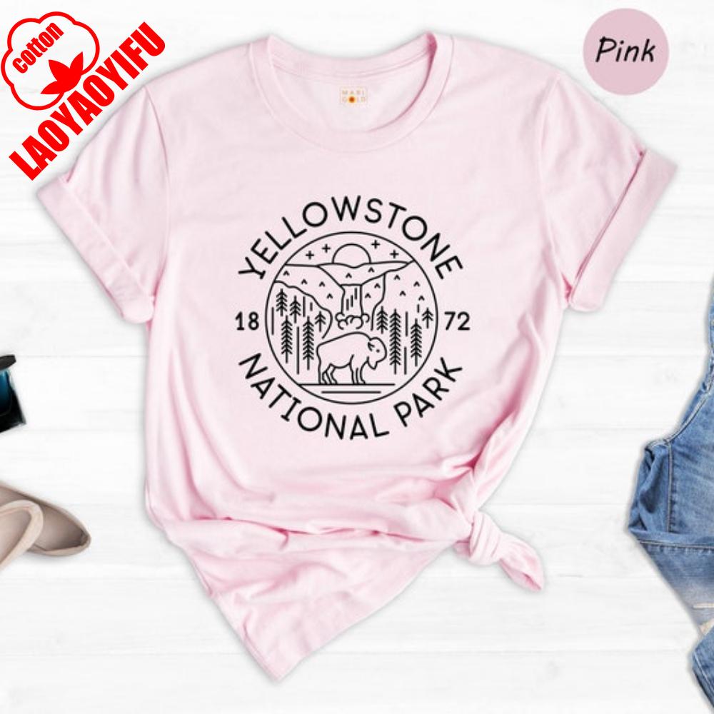 Yellowstone Park Shirt Yellowstone National Park Shirt Yellowstone Souvenir Casual for Daily Wear and Casual Outings