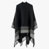 Soft & Breathable Winter Shoulder Wrap for Women Ladies Lightweight Multi Use Shawl with Fringe Trim