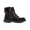 UGG Kids Azell Hiker Weather Black Waterproof Leather Ankle Boots 1123622K-BLKS