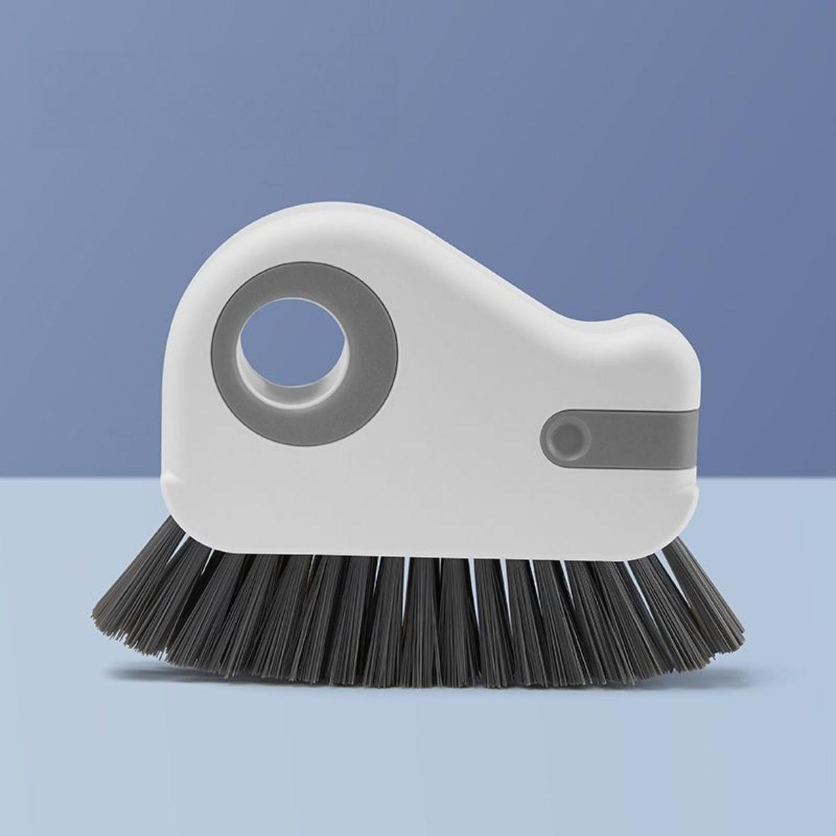

2/1PCS Window Track Cleaning Brush - Removable Door and Window Eaves Brush, Corner Cleaning, Plastic Non Charging Edge Gap Cleaner, 1PCS сірий