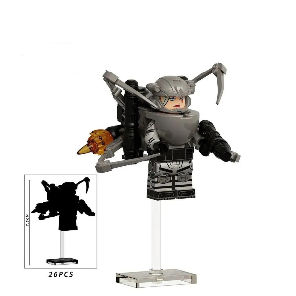 Special Female Soldier Toilet Warrior Monitor War Toys