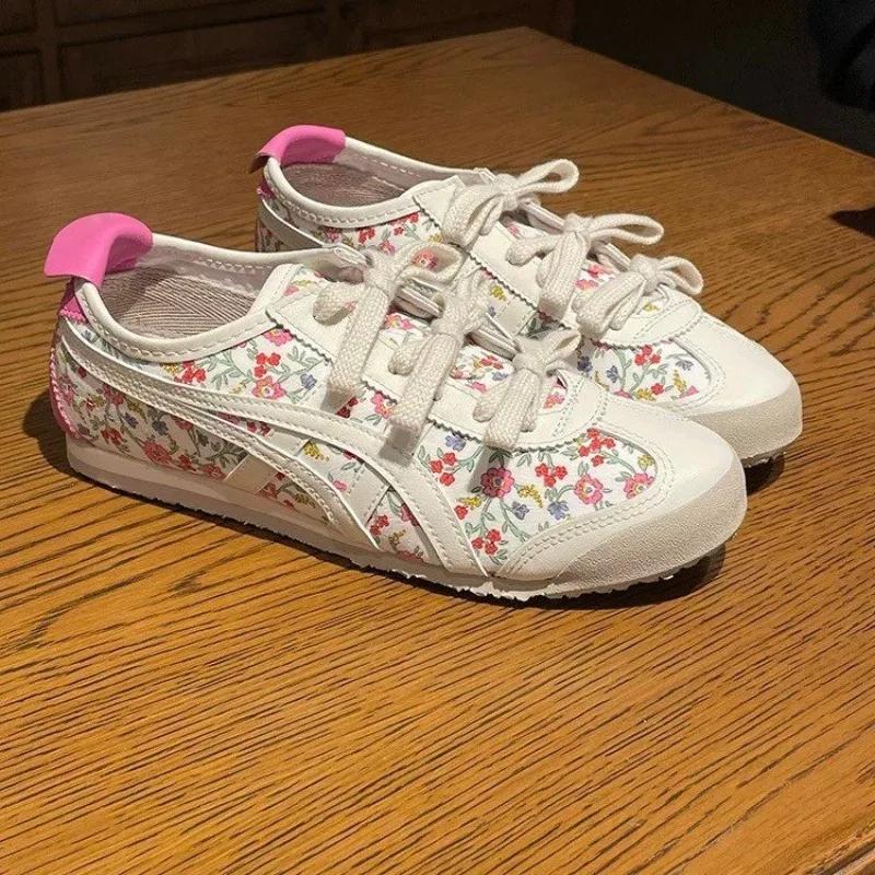

Модные туфли с розами и сломанными цветами, розовые, с внутренней платформой, женские, новые, повседневные кроссовки, весна и осень 2025 35