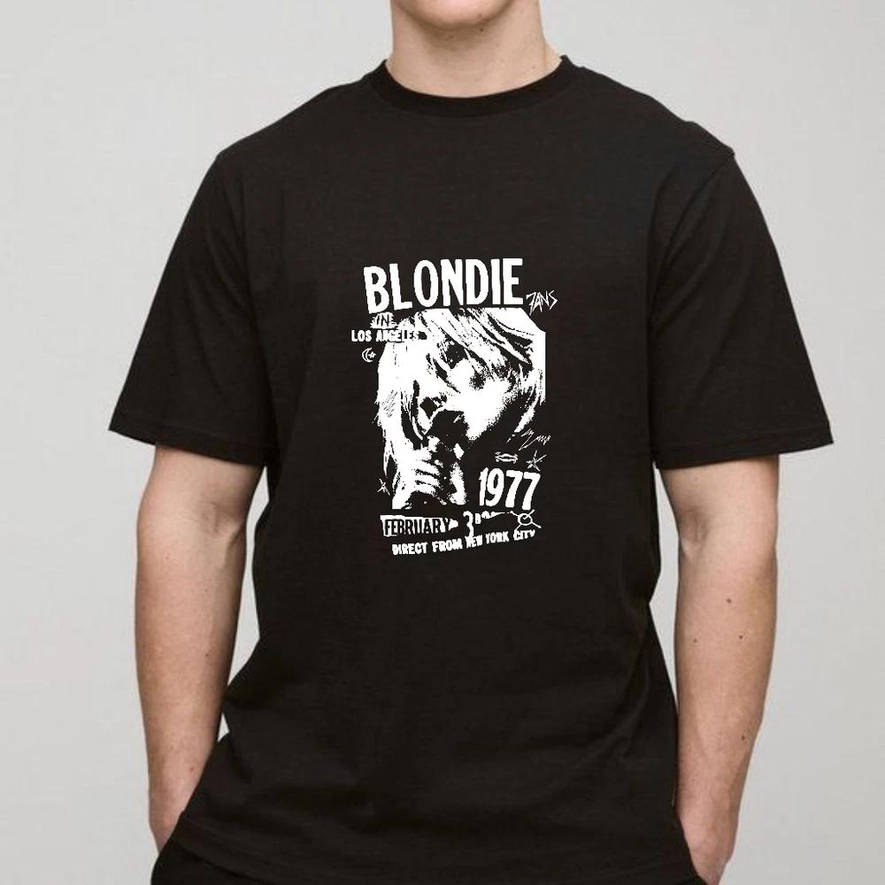 Unisex Vintage Band TShirt Retro Music Tee Classic Blondie Style