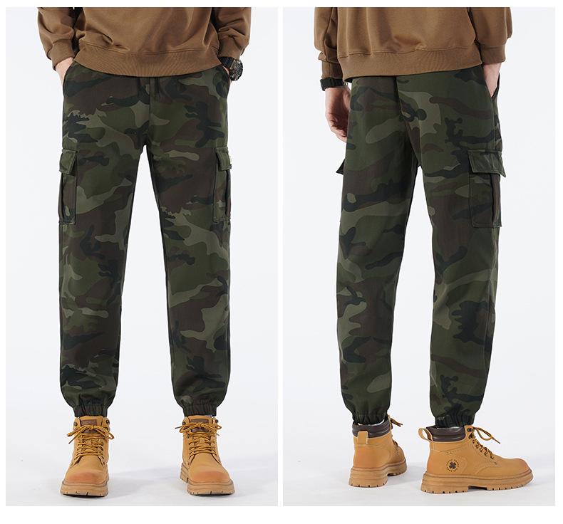 Men's 2025 Camouflage Joggers: Trendy Casual Work Pants for Spring and Autumn
