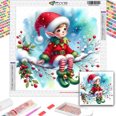 Diamond Painting New 2024 Chistmas Girl 5D DIY Full Diamond Mosaic Art Cartoon Animal Embroidery Home Decorations Quadro