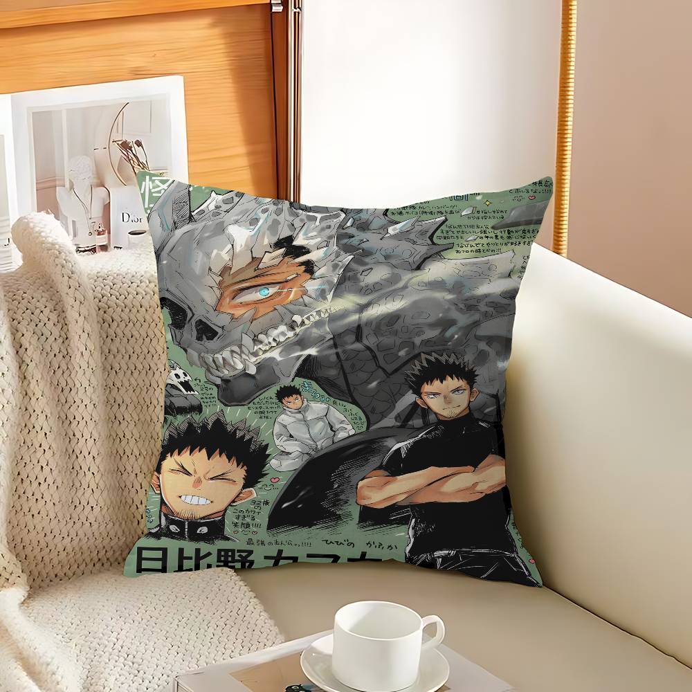Anime K-Kaiju No Cushion Cover Car Throw Pillow Case For Sofa Car Christmas Gift 40X40Cm 45X45Cm
