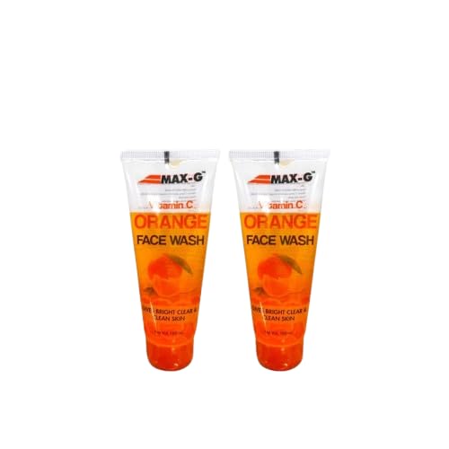 Vitamin C Orange Face Wash for Brightening & Clear Skin - Suitable for All Skin Types.