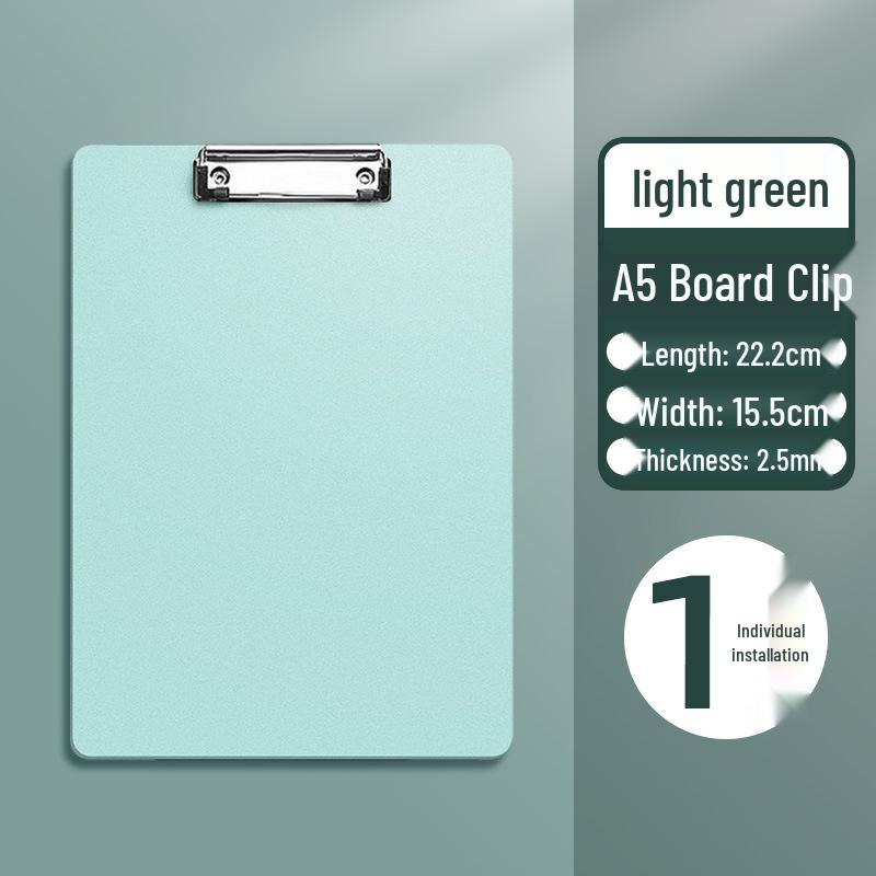 

Morandi A4 Black PP Foam Clipboard - Thick, Student-Friendly Writing Board