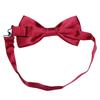 Men's Tuxedo Bow Tie Satin Pure Bowtie Party Wedding Wine Red