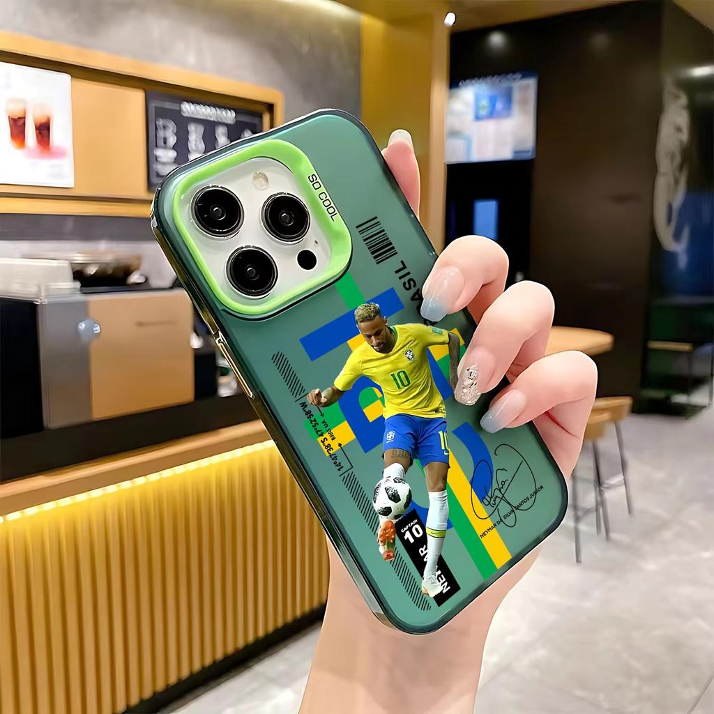 Football Player IPhone 17 Pro Phone Case 16/15/14/13 Laser Case 12 Apple 11Xs Max Hard Pro Ma