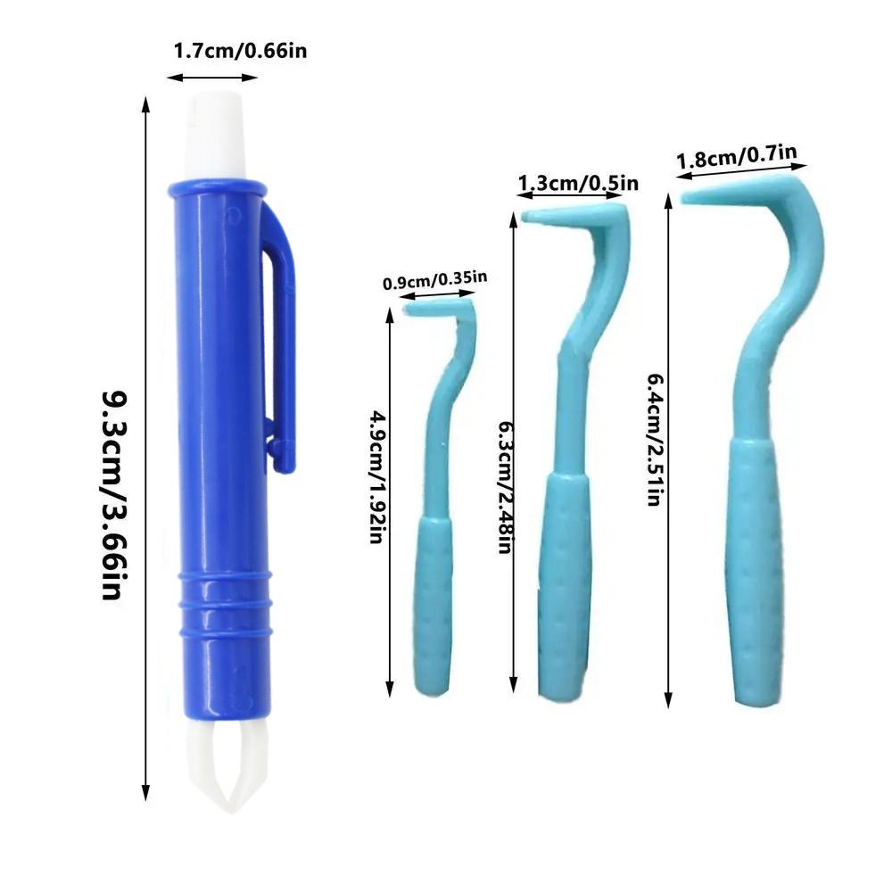 2-4pcs Flea Remover Hook Tick Remover Tweezer Tick Pull Pet Cat Dog Accessaries Tick Tool Pet Mites Flea Extractor Pet Supplies